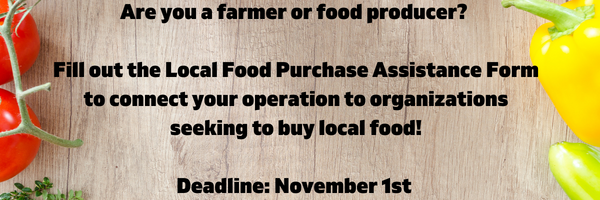 Interest form for local help to buy food