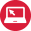 red computer icon