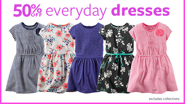 50% off everyday dresses. Excludes collections