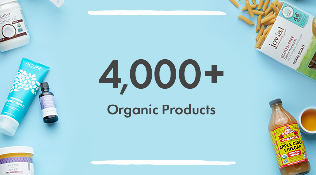 4000+ Organic Products