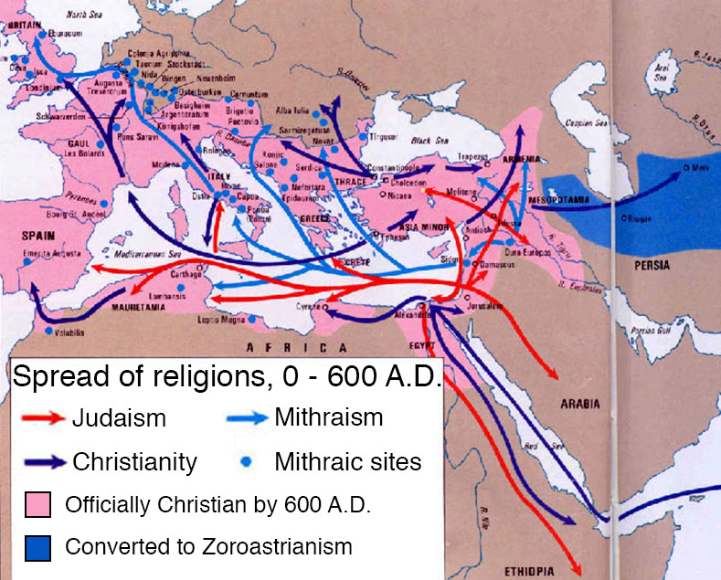 How the Middle East gave Europe religion, three times