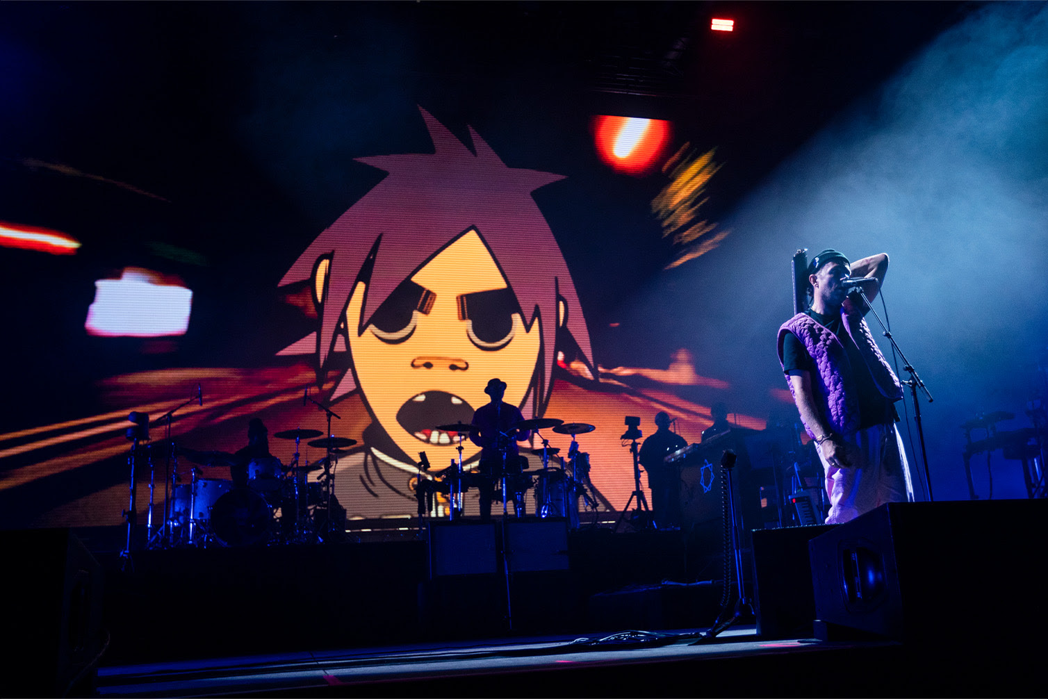 Gorillaz Watch 2d Murdoc Noodle And Russel In Cracker Island • Withguitars