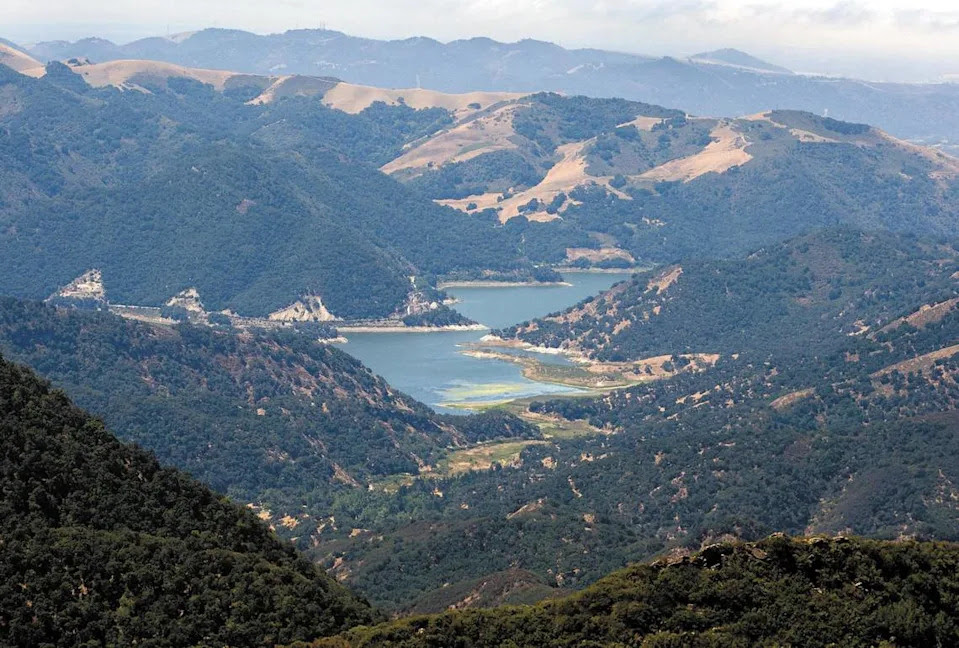 The view of Lopez Lake from the Hi Mountain Condor Lookout Aug. 4, 2010.