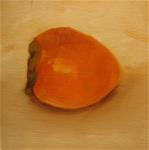 Persimmon alone - Posted on Tuesday, December 2, 2014 by Evelyn Oldroyd