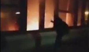 Video from Germany: Muslim migrants screaming “Allah” attack police, set fire to high school