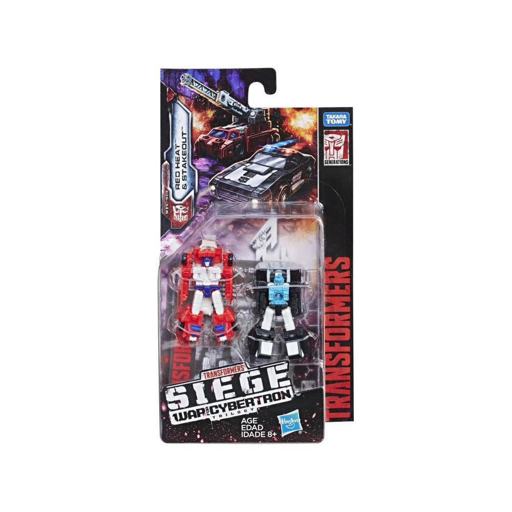 Image of Transformers Generations Siege Micromasters Wave 2 - Red Heat & Stakeout