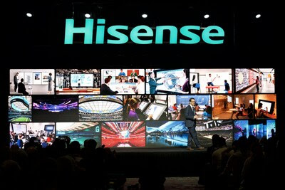 David Gold, President of Hisense USA, speaks at Hisense's CES 2023 Press Conference