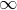 \infty