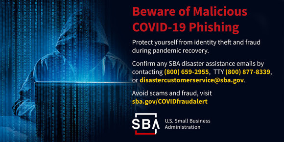 Beware of malicious COVID-19 phishing 