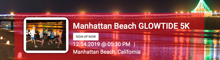 Manhattan Beach Glowtide 5k image.