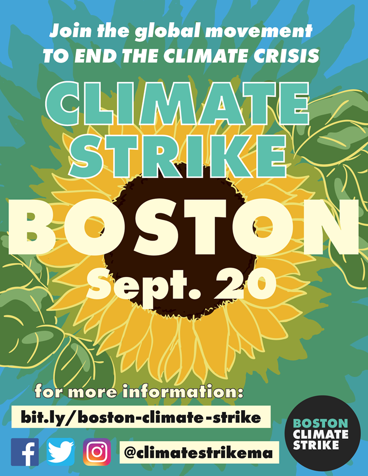 Image result for boston climate strike september 2019