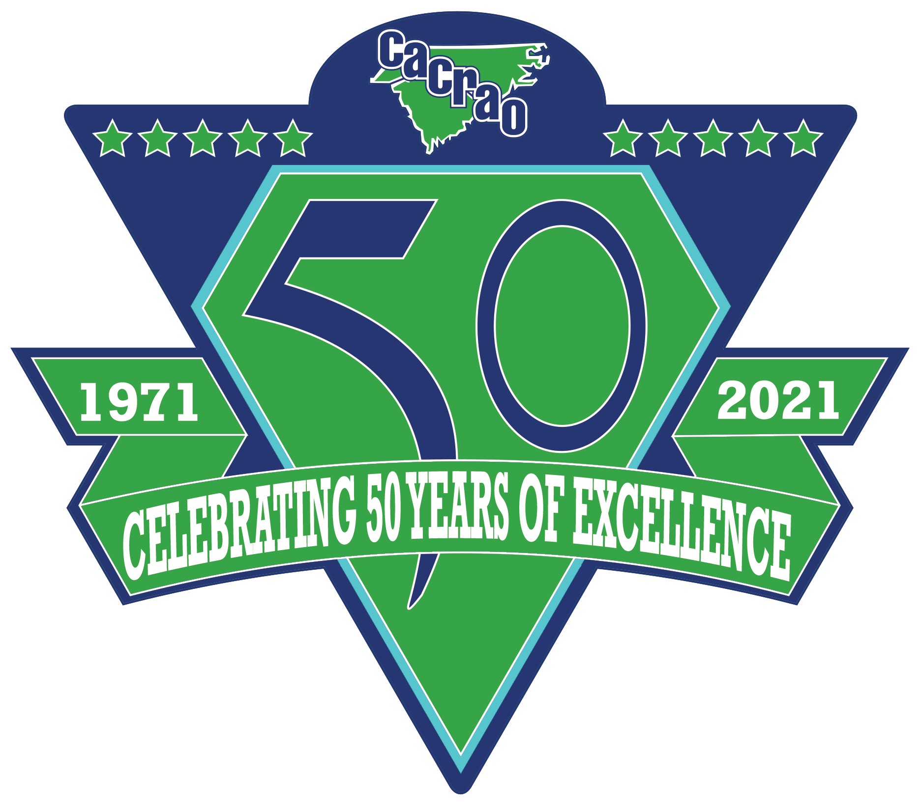 CACRAO 50th Anniversary Logo