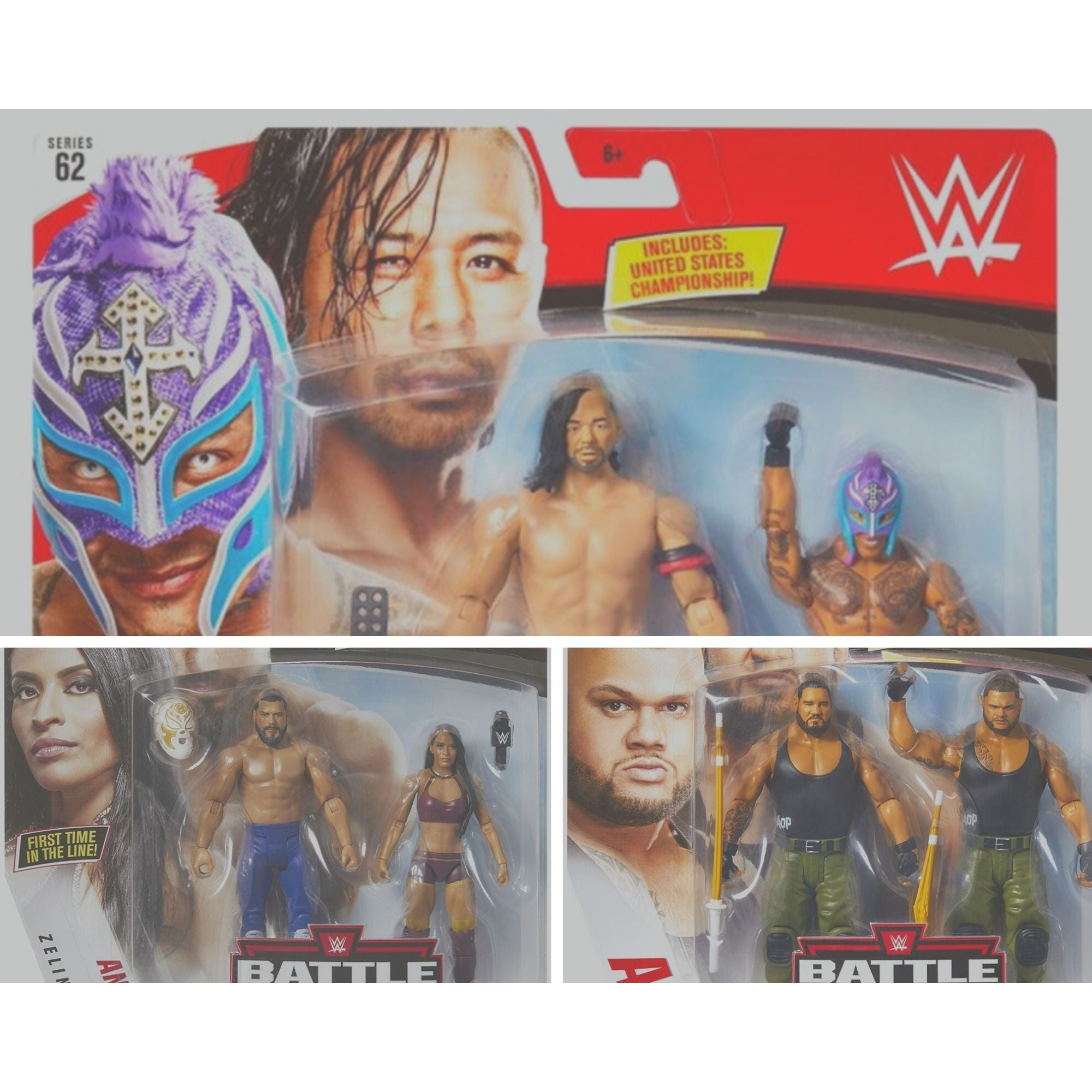 Image of WWE Battle Packs Series 62 - Set of 3 - JANUARY 2020