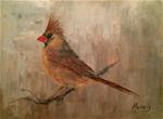 Woodland Cardinal - Posted on Friday, March 6, 2015 by Elaine Monnig