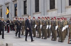 Felipe VI inaugura la legislatura en un Congreso blindado y con la ausencia de ERC, JxCAT y BNG