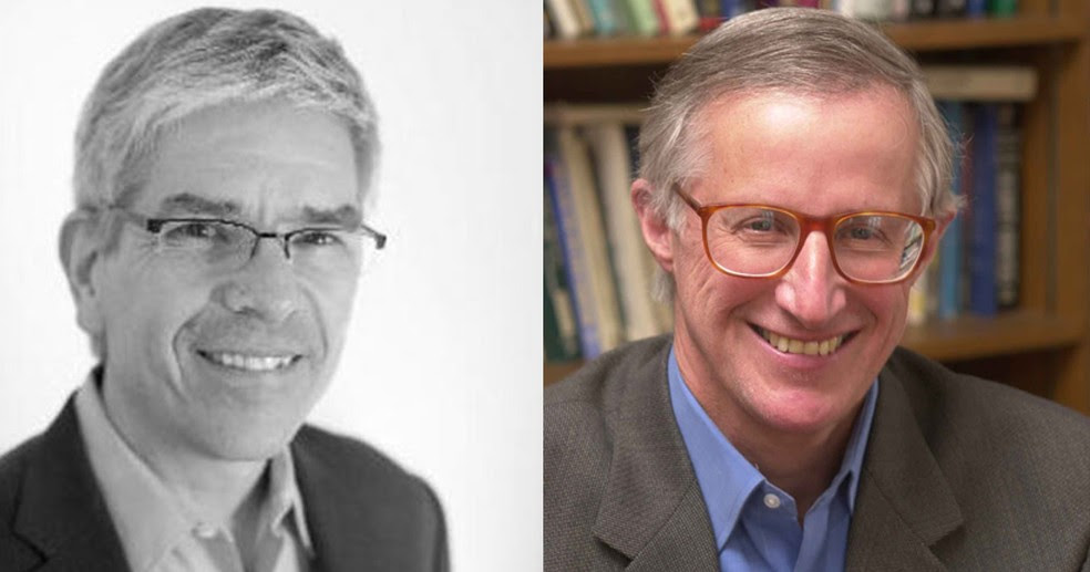 Paul M. Romer e William D. Nordhaus foram reconhecidos por seu trabalho com crescimento sustentável a longo prazo na economia global e o bem-estar da população mundial — Foto: Divulgação Paul M. Romer e William D. Nordhaus foram reconhecidos por seu trabalho com crescimento sustentável a longo prazo na economia global e o bem-estar da população mundial — Foto: Divulgação