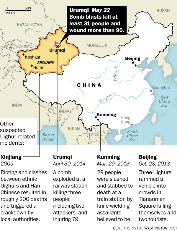 Bât ổn bên trong TQ. Nguồn: Washington Post.