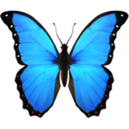Butterfly Emoji (U+1F98B)