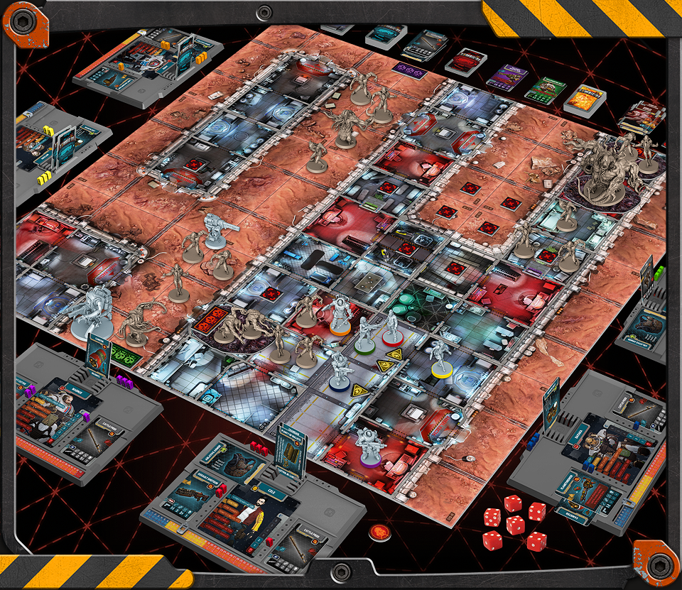Zombicide Invader Soldier Pledge Kickstarter Board Game - The Game