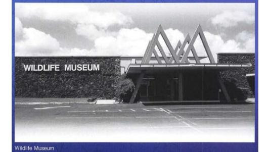 1992年にハワイにあった実際の「WILDLIFE MUSEUM」の外観　　（国立科学博物館）