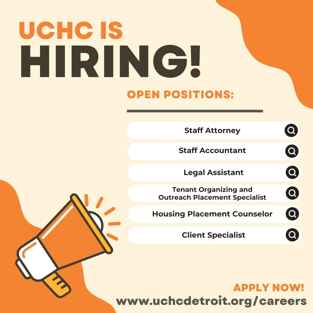 UCHC is hiring!