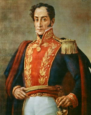 Cuadro clásico de Simón Bolívar