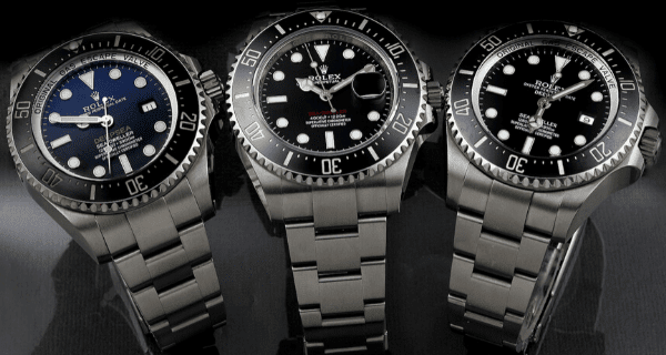 Largest rolex case on sale size