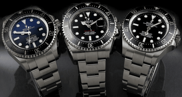 Rolex Seadweller Deepsea 44 Cameron D-Blue, Rolex Seadweller 43mm 50th Anniversary, Rolex Seadweller Deepsea 44 Black Dial Watches