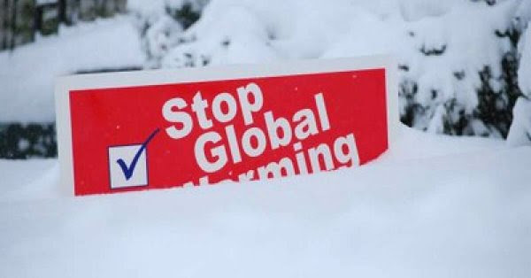 global warming in snow pic