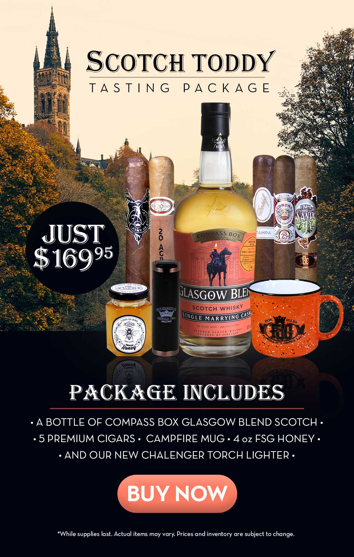 Scotch Toddy Tasting Package