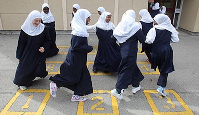 UK school reverses hijab ban for small children after “Islamophobia” accusations