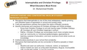 Minnesota public school parents get “Equity Survey” from Muslim group that warns against “Christian Privilege”