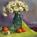 Daisies & Mandrins  Still Life - Posted on Sunday, December 7, 2014 by Krista Eaton