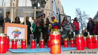 En Núremberg se protestó contra los excesos de las fuerzas de seguridad venezolanas y se recordó a sus víctimas.