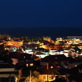 Night  building Stock Photo