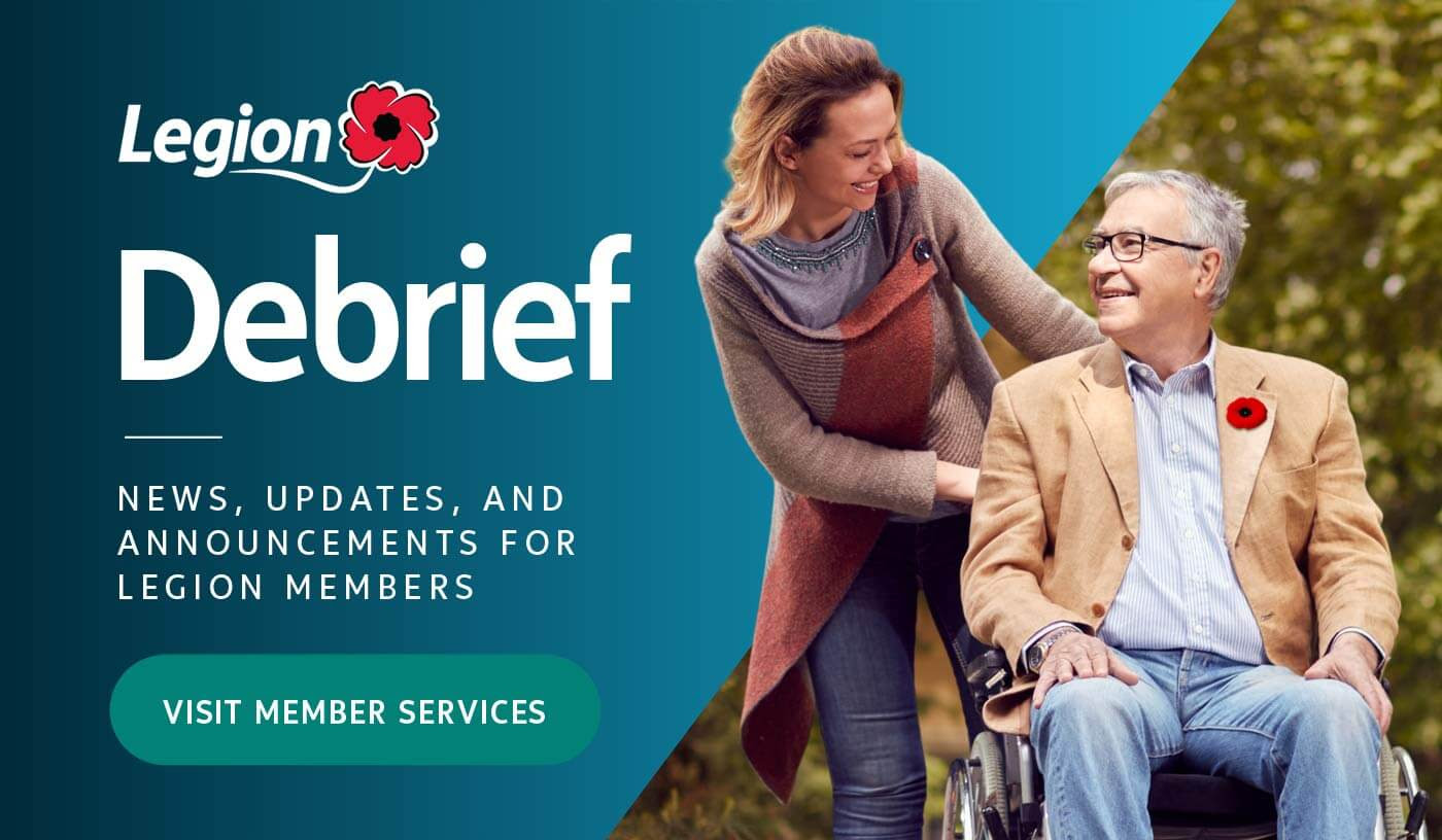 Legion Debrief. Visit member services.