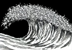 Ảnh minh họa: Fury Wave của họa sĩ Kuang Biao (Trung Quốc)