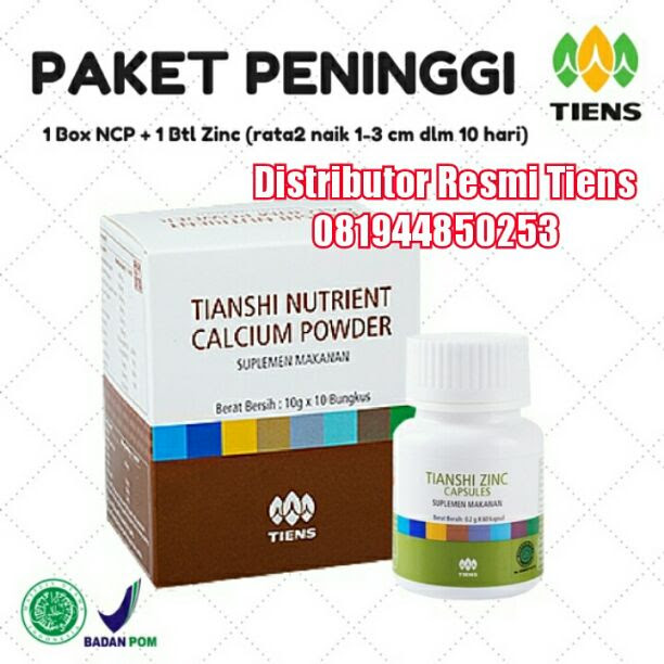 Cara Tau Disini Review Produk NHCP Peninggi Badan Tiens NHCP Zinc Yang Asli