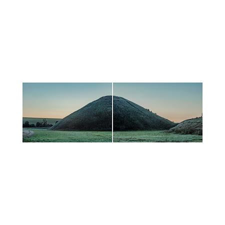 Silbury Hill, Dawn (Diptych/Colour)