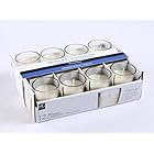 Hosley Set of 12 Unscented Glass Candles