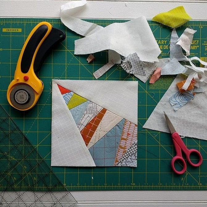 Scrappy Splits Paper Piecing Pattern
