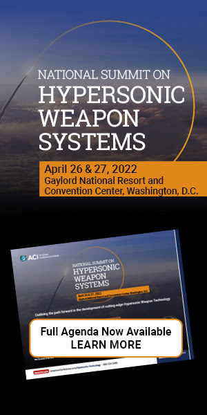 Hypersonic Weapons Systems - April 26-27, 2022 - Washington DC