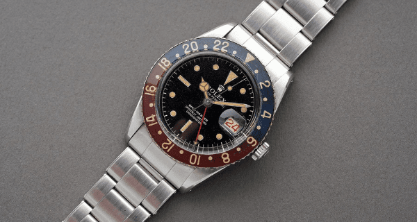 Rolex GMT Master Vintage Red and Blue Pepsi Bezel 6542 (photo: Phillips)