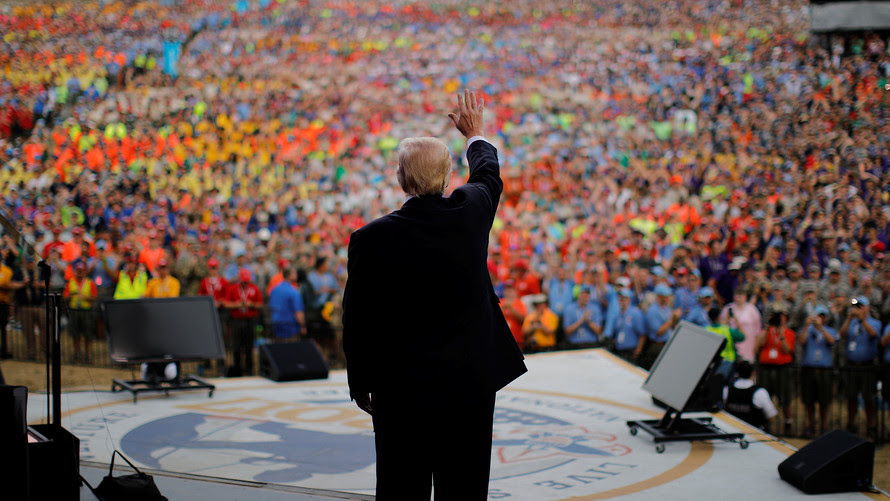 Facepalm! Liberals Lose Their Minds as Trump Warns Boy Scouts About Fake News Facepalm! Liberals Lose Their Minds as Trump Warns Boy Scouts About Fake News