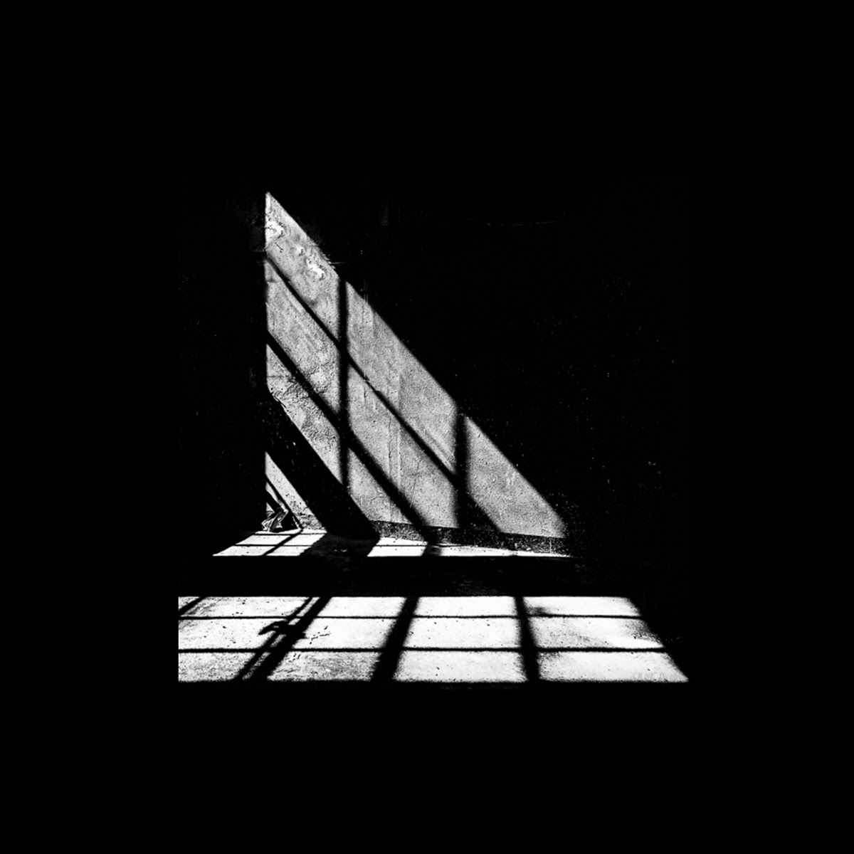 black and white window light
