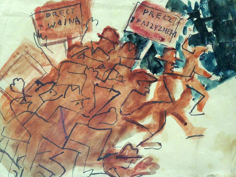 Stanis?aw Osostowicz (Poland), Antifascist Demonstration (1932-1933).