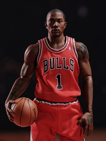 NBA Real Masterpiece Series Derrick Rose (Limited Retro Edition) 1/6 Scale Figure