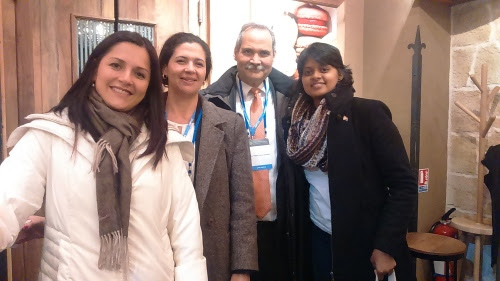Neoka with Costa Rican head of delegation
