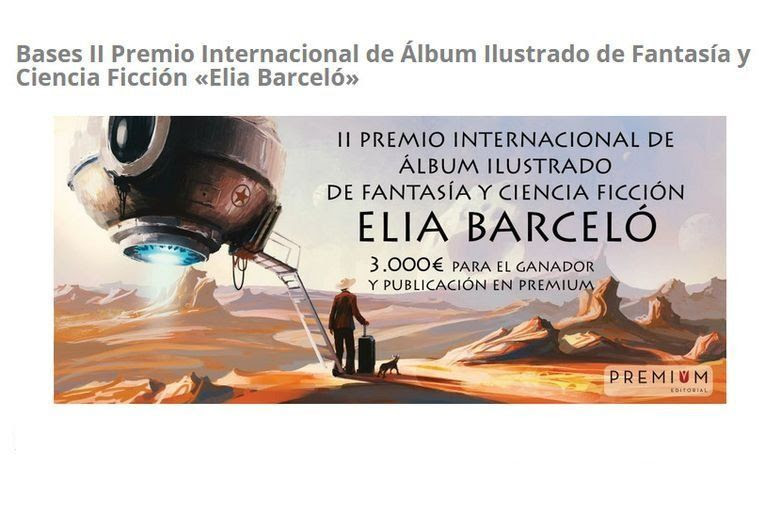 II Premio Internacional de Álbum Ilustrado de Fantasía y Ciencia Ficción “Elia Barceló”