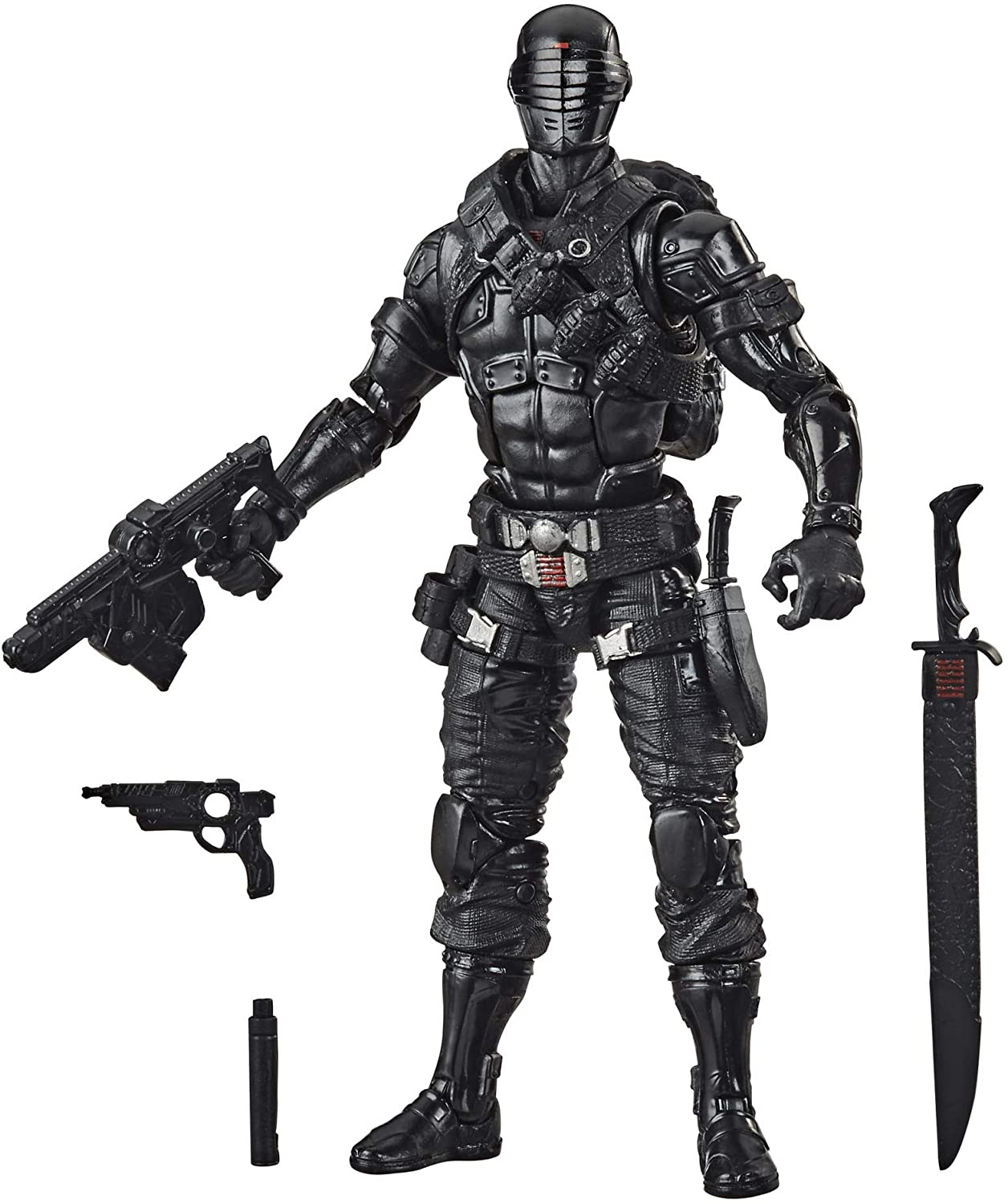 Image of Hasbro G.I. Joe Classified Series Snake Eyes Action Figure 02 Collectible Premium Toy with Multiple Accessories 6-Inch Scale with Custom Package Art